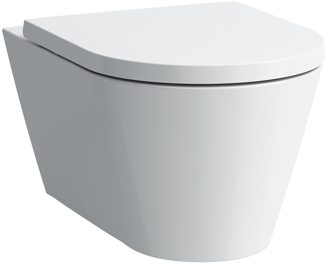 LAUFEN Wand-WC KARTELL spülrandlos Tiefspüler weiß 545x370 mm