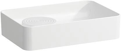 LAUFEN Waschtisch-Schale VAL 550x360 mm mit Überlauf, ohne Hahnloch, weiß
