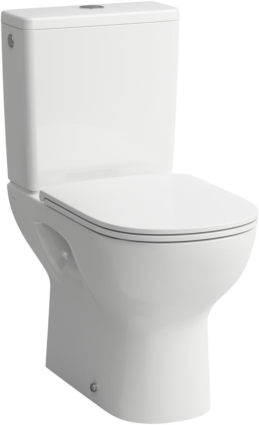 LAUFEN Stand-WC LUA Tiefspüler 360x650mm spülrandlos weiß