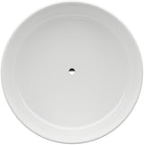 LAUFEN Badewanne VAL 1300x1300 mm rund freistehend weiß aus Mineralwerkstoff