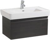 LAUFEN PRO A Waschtischunterbau 450 mm Wenge mit Schublade und Griffmulde