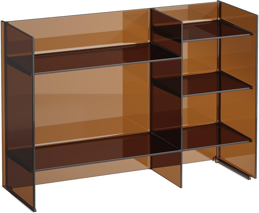 LAUFEN Regal KARTELL 750 x 265 x 530 mm in Bernstein – Freistehendes Designer-Regal von Ludovica & Roberto Palomba