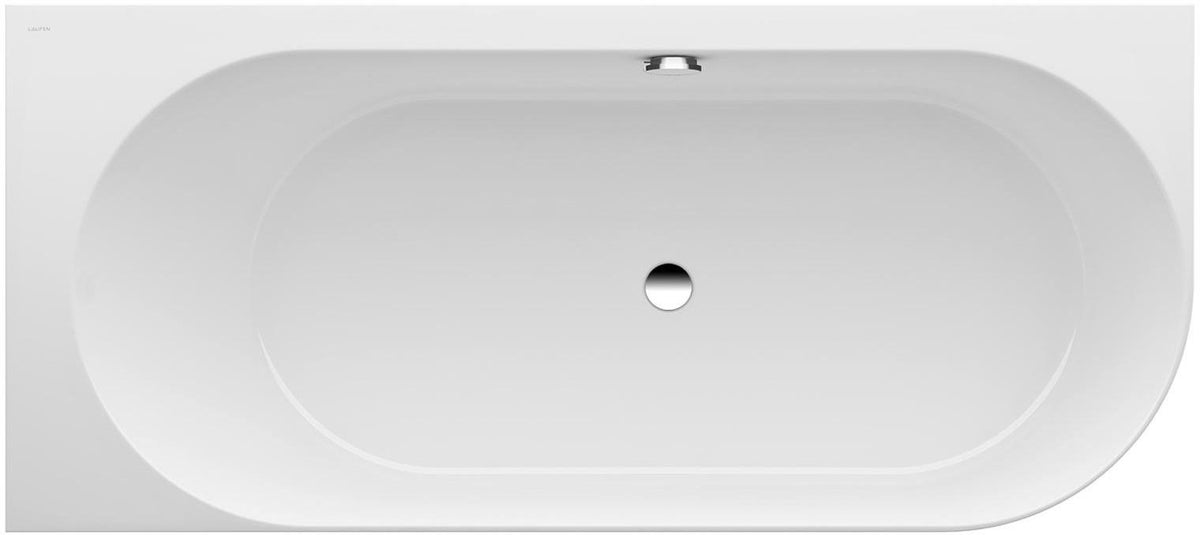 LAUFEN PRO Einbau-Badewanne 1800x800 mm weiß – Eckversion links, Marbond