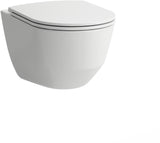 LAUFEN PRO Wand-WC spülrandlos tief 360x530mm weiß – wandhängend