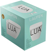 LAUFEN LUA Wand-Tiefspül-WC Set spülrandlos mit WC-Sitz, weiß – 12 Stück Pack