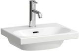 LAUFEN Handwaschbecken LUA 45x34 cm unterbaufähig mit Überlauf und 1 Hahnloch weiß