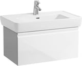 LAUFEN PRO A Waschtischunterbau 450 mm Wenge mit Schublade und Griffmulde
