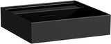 LAUFEN Waschtisch KARTELL 500x460 mm Unterbau mit Überlauf, 1 Hahnloch, weiß – Designer-Keramik