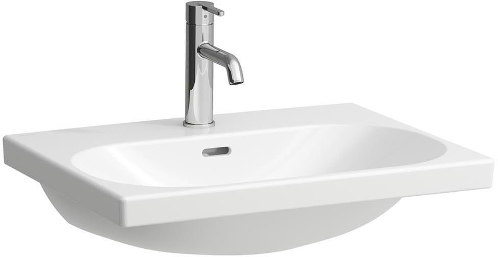 LAUFEN Waschtisch LUA 60x46 cm unterbaufähig mit Überlauf und 1 Hahnloch in Weiß