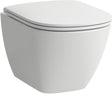 LAUFEN Wand-WC LUA tief 360x490mm spülrandlos weiß mit verdeckter Befestigung