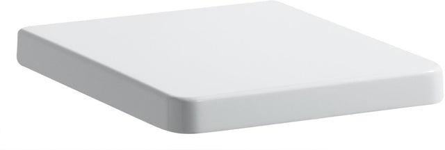 LAUFEN WC-Sitz LIVING SQUARE mit Deckel, abnehmbar, weiß – 368 x 468 mm