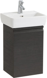 LAUFEN PRO A Waschtischunterbau 380x580x310 mm Wenge mit Tür links und Griffmulde