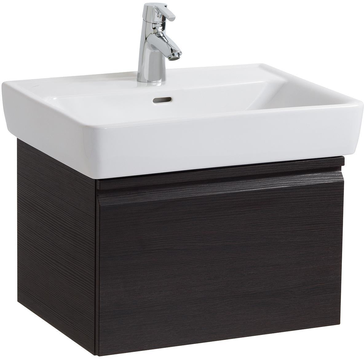LAUFEN PRO A Waschtischunterbau 450 mm Wenge mit Schublade und Griffmulde