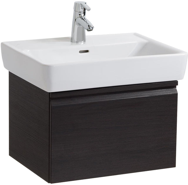 LAUFEN PRO A Waschtischunterbau 450 mm Wenge mit Schublade und Griffmulde