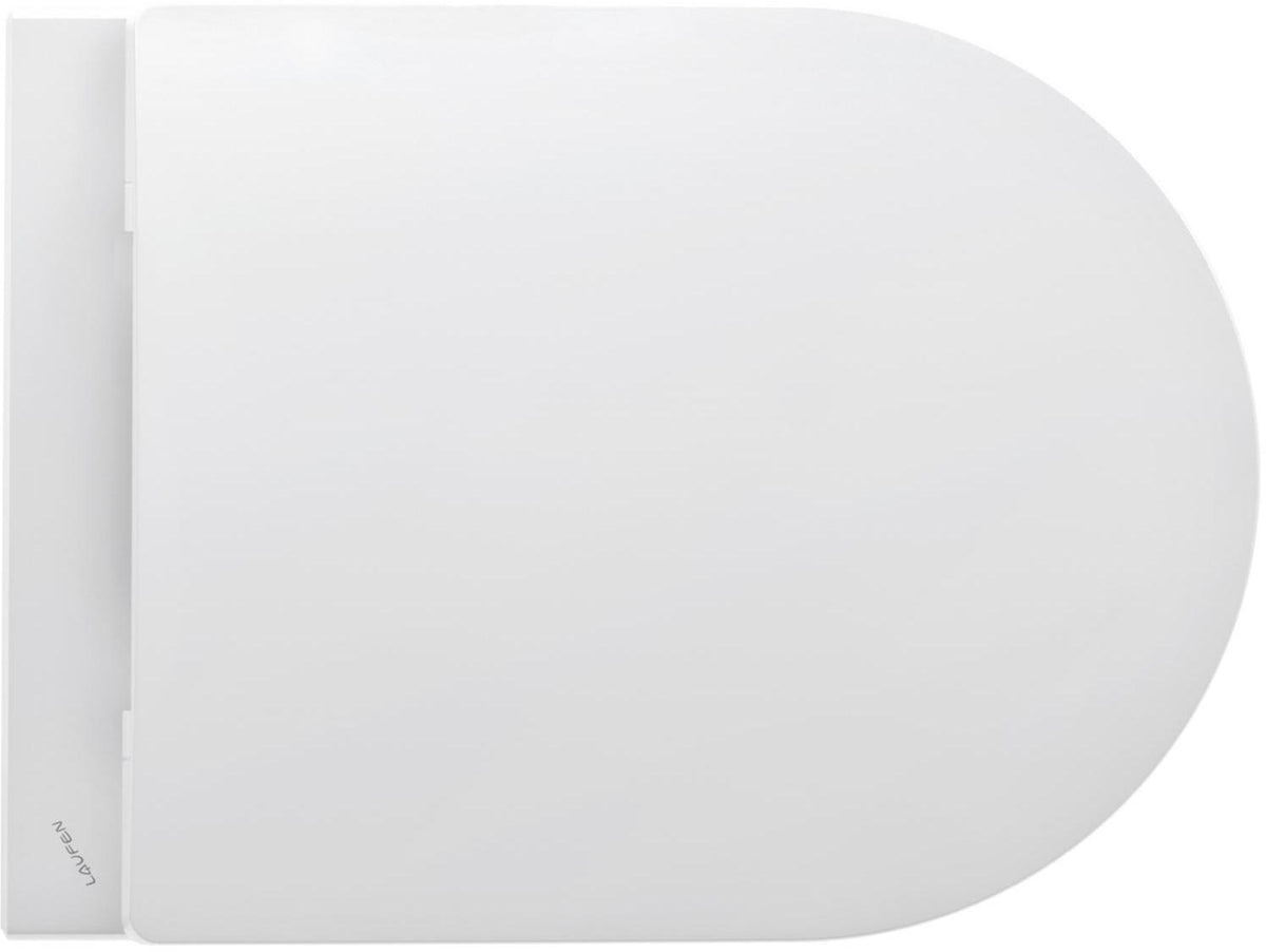LAUFEN PRO KOMPAKT Wand-Tiefspül-WC Set spülrandlos, verdeckte Befestigung, inkl. WC-Sitz