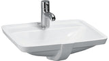 LAUFEN PRO A Einbauwaschtisch 490x360 mm mit Überlauf, 1 Hahnloch, weiß