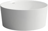 LAUFEN Badewanne VAL 1300x1300 mm rund freistehend weiß aus Mineralwerkstoff