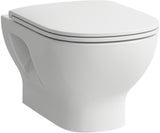 LAUFEN LUA Wand-Tiefspül-WC Set spülrandlos inkl. WC-Sitz weiß
