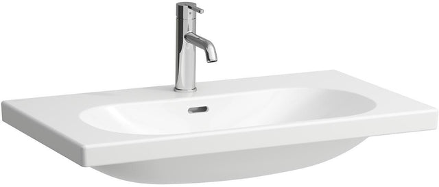 LAUFEN Waschtisch LUA 80x46 cm unterbaufähig mit Überlauf und 1 Hahnloch in Pergamon