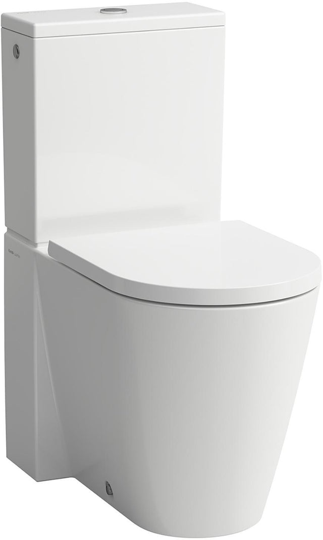 LAUFEN Stand-WC-Kombination KARTELL LAUFEN spülrandlos weiß 660x370x430 mm