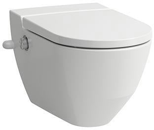 LAUFEN CLEANET NAVIA Wand-Dusch-WC 370x580mm spülrandlos mit CleanCoat LCC weiß