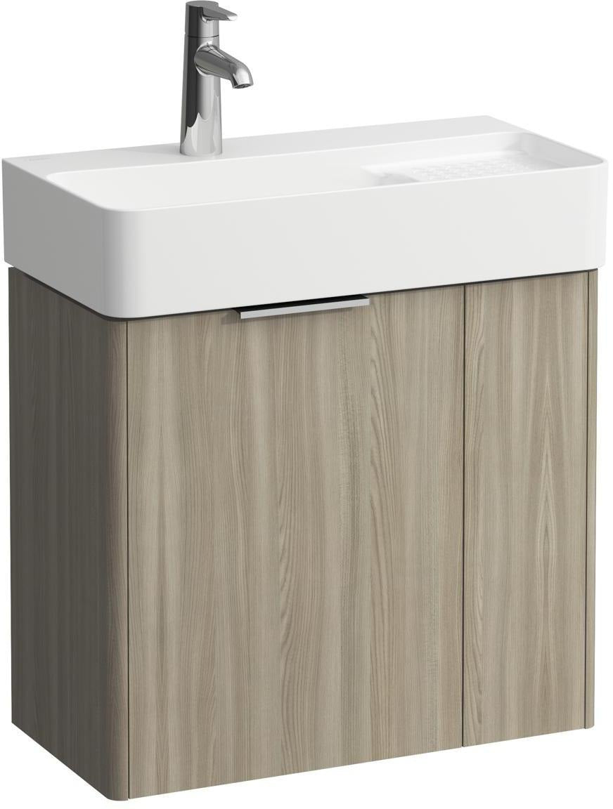 LAUFEN Waschtischunterbau VAL BASE 290 mm weiß matt – 2 Türen, Wandmontage, mit Dämpfung
