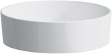 LAUFEN Waschtisch-Schale KARTELL 420x420x135 mm weiß ohne Hahnloch – Aufsatzwaschtisch von Ludovica & Roberto Palomba