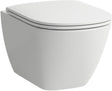 LAUFEN LUA Wand-Tiefspül-WC Set spülrandlos mit WC-Sitz, weiß – 12 Stück Pack