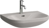 LAUFEN Waschtisch LUA 60x46 cm mit Überlauf, 1 Hahnloch, weiß – Designer-Keramik von Toan Nguyen