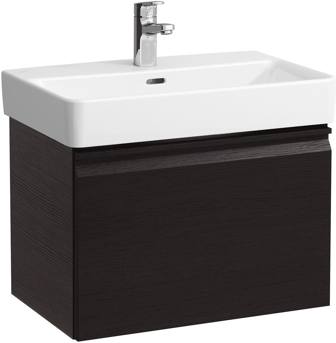 LAUFEN PRO S Waschtischunterbau 550x390x370 mm Wenge mit Schublade & Dämpfung