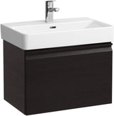 LAUFEN PRO S Waschtischunterbau 550x390x370 mm Wenge mit Schublade & Dämpfung