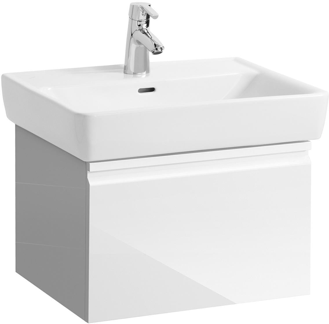 LAUFEN PRO A Waschtischunterbau 450 mm Wenge mit Schublade und Griffmulde