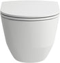 LAUFEN PRO KOMPAKT Wand-Tiefspül-WC Set spülrandlos, verdeckte Befestigung, inkl. WC-Sitz