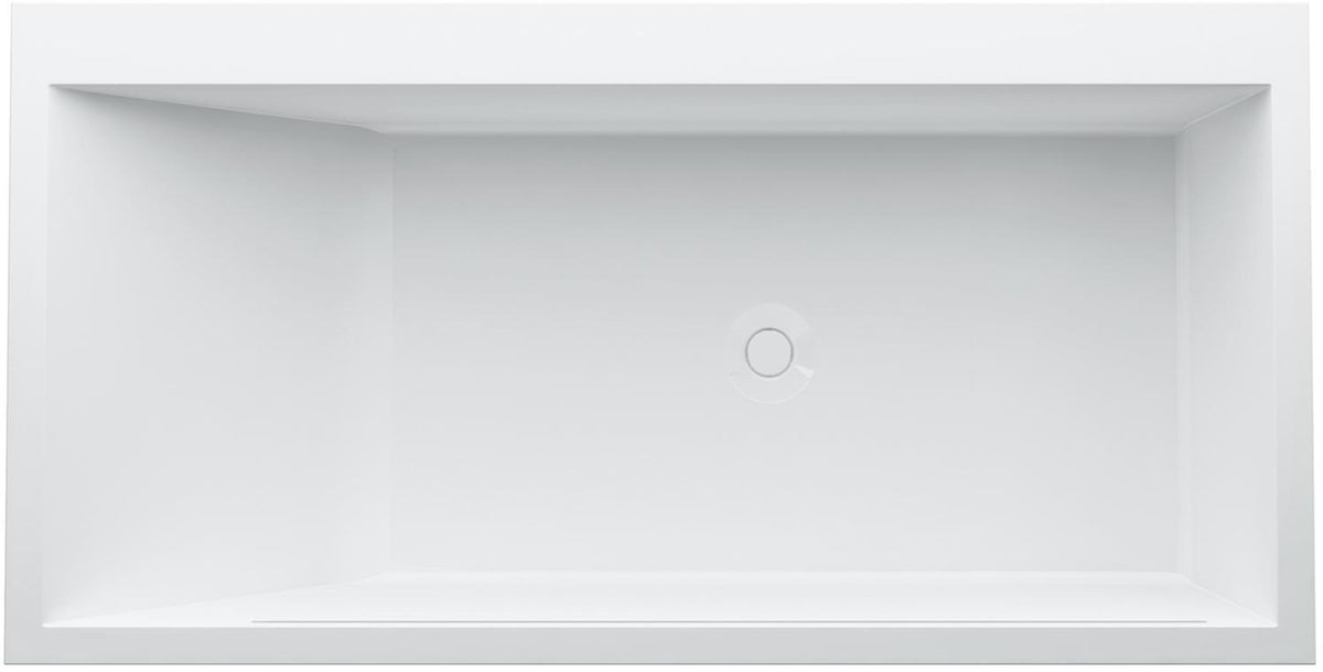 LAUFEN Einbau-Badewanne KARTELL 1700x860 mm rechts mit LED-Beleuchtung in Weiß