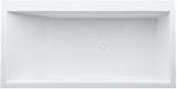 LAUFEN Einbau-Badewanne KARTELL 1700x860 mm rechts mit LED-Beleuchtung in Weiß