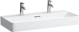 LAUFEN Waschtisch VAL 950x420mm mit Überlauf, 1 Hahnloch, weiß – Wandmontage