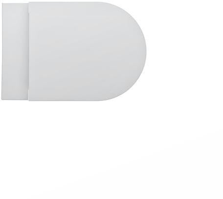 LAUFEN Wand-WC KARTELL spülrandlos Tiefspüler weiß 545x370 mm