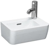 LAUFEN PRO A Handwaschbecken 360x250mm weiß asymmetrisch mit Hahnloch rechts