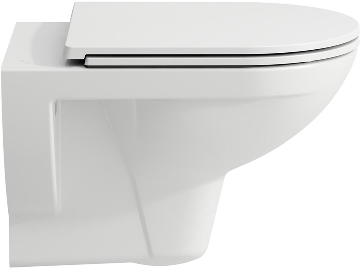 LAUFEN PRO PACK Wand-WC H820960 weiß spülrandlos mit WC-Sitz slim