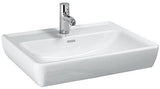 LAUFEN PRO A Waschtisch 550x480mm mit Überlauf und CleanCoat in Weiß