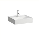 LAUFEN Aufsatzwaschtisch KARTELL 500x460 mm, 1 Hahnloch, mit Überlauf, weiß