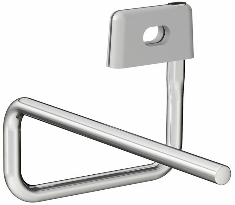 LAUFEN Handtuchhalter VAL chrom, Aufhängefläche 235 mm – Designer-Accessoire von Konstantin Grcic