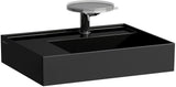 LAUFEN Waschtisch KARTELL 600x460 mm weiß, Ablage links, 1 Hahnloch, ohne Überlauf