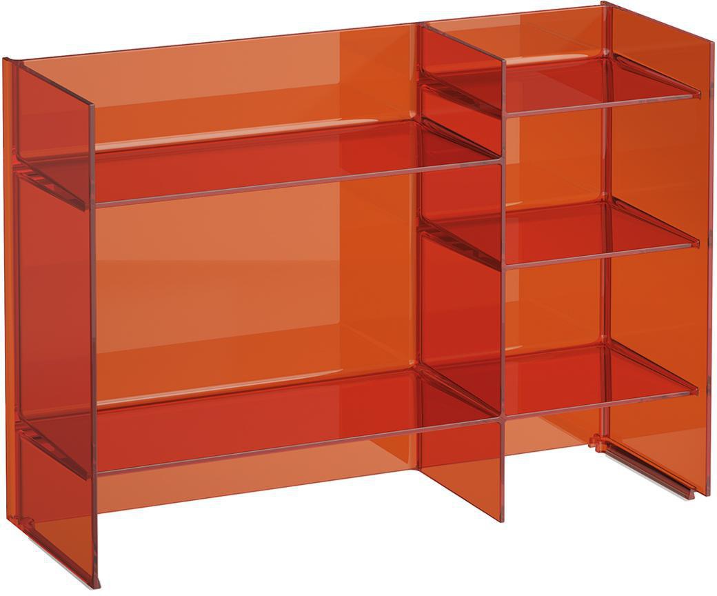 LAUFEN Regal KARTELL 750 x 265 x 530 mm in Bernstein – Freistehendes Designer-Regal von Ludovica & Roberto Palomba