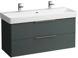 LAUFEN Waschtischunterbau BASE für PRO S 530x1160x440 mm, 2 Schubladen, verkehrsgrau