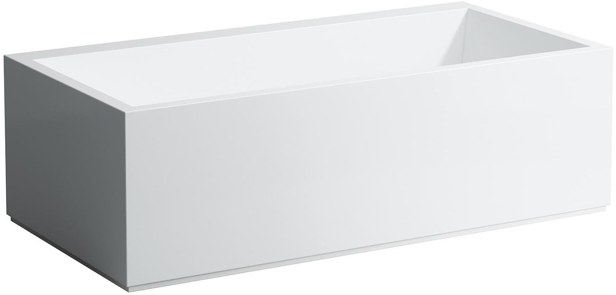 LAUFEN Badewanne KARTELL freistehend 1700x860mm mit LED-Beleuchtung in Weiß