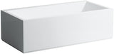 LAUFEN Badewanne KARTELL freistehend 1700x860mm mit LED-Beleuchtung in Weiß