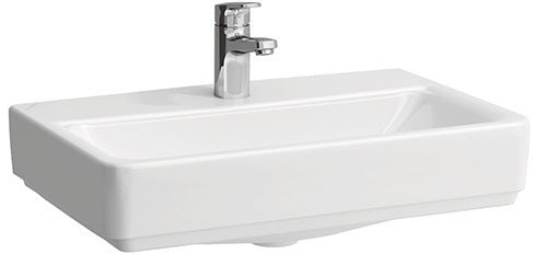LAUFEN PRO S Aufsatzwaschtisch 550x380mm mit 1 Hahnloch und Überlauf in Weiß