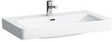 LAUFEN PRO S Aufsatzwaschtisch 850x460mm mit Überlauf, 1 Hahnloch, weiß – rechteckig, Wandmontage