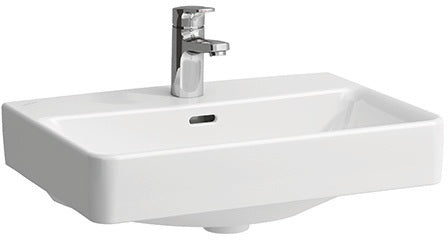 LAUFEN PRO S Waschtisch 550x380mm Kompakt mit Überlauf, 1 Hahnloch, Weiß